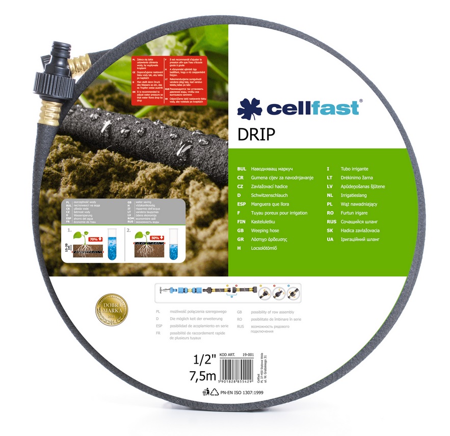 Bewässerungsschlauch Cellfast Drip 7,5m